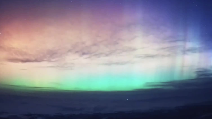 受地磁暴影响 额尔古纳夜空上演“宇宙光影秀”