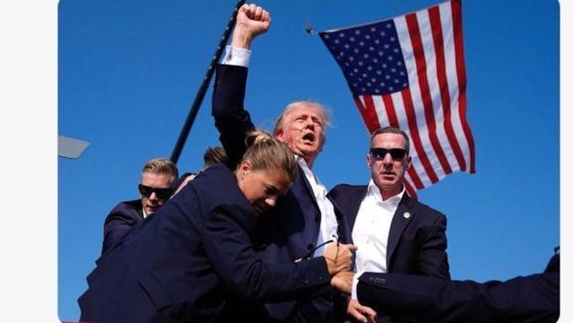 特朗普遭枪击！警方击毙枪手视频曝光……