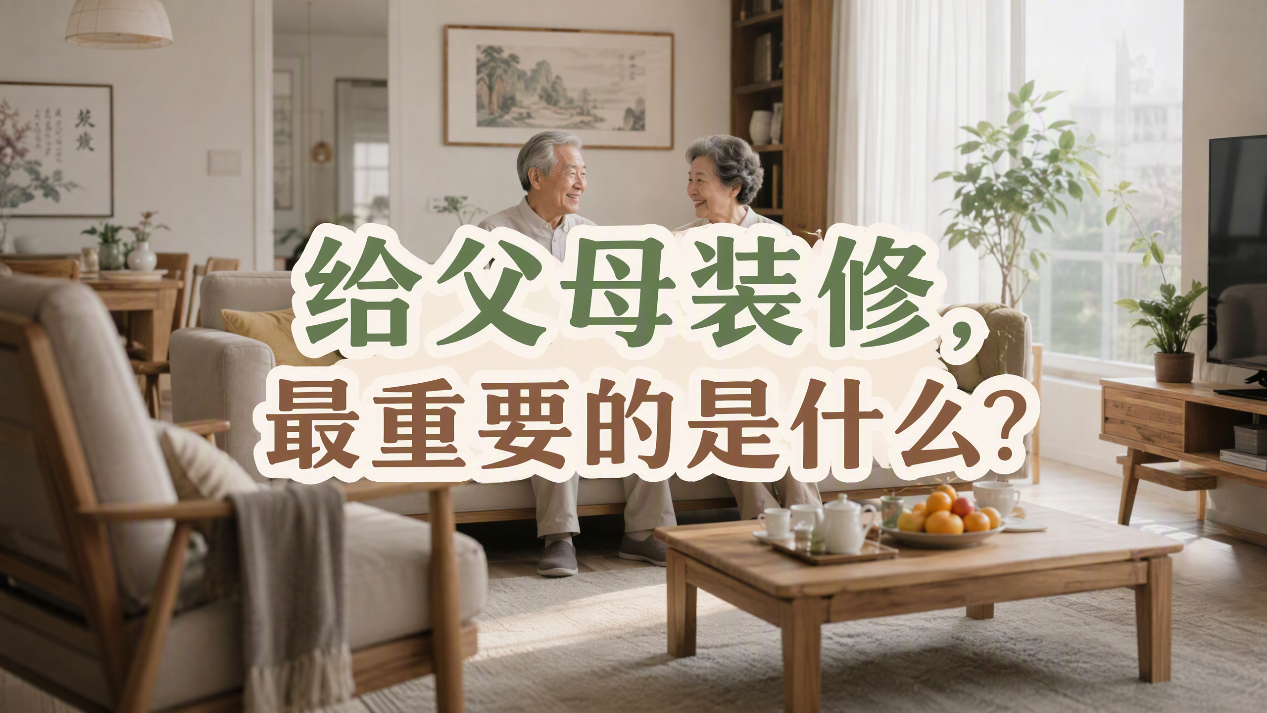 给父母装修，最重要的是什么？