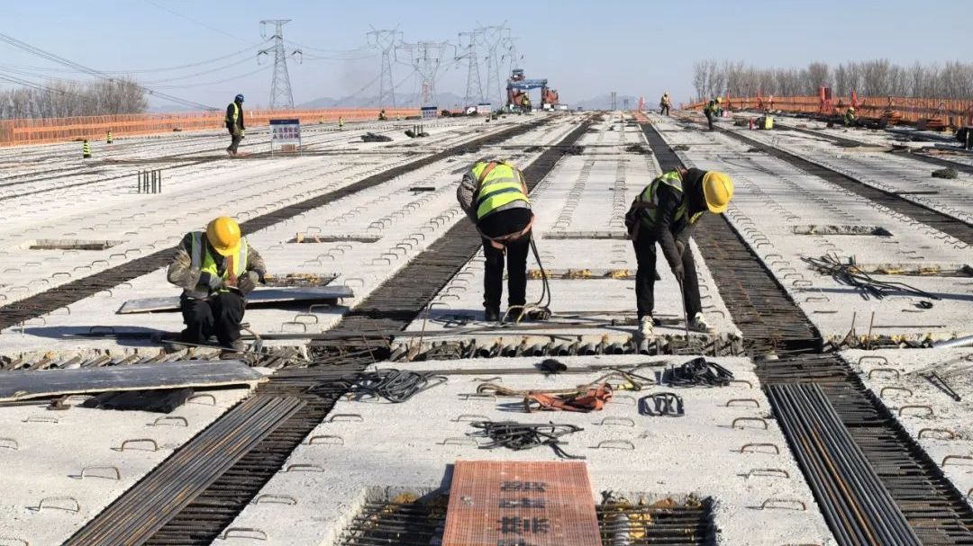 通怀路二期复工!潮白河特大桥5月份主体完工 通怀路二期复工!潮白河特大桥5月份主体完工