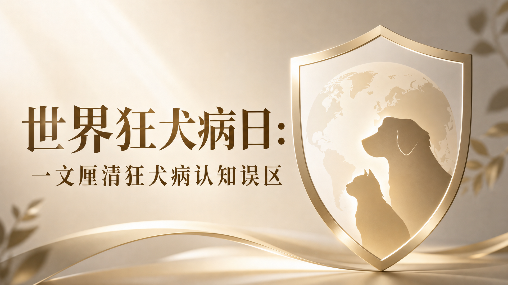 世界狂犬病日：一文厘清狂犬病认知误区