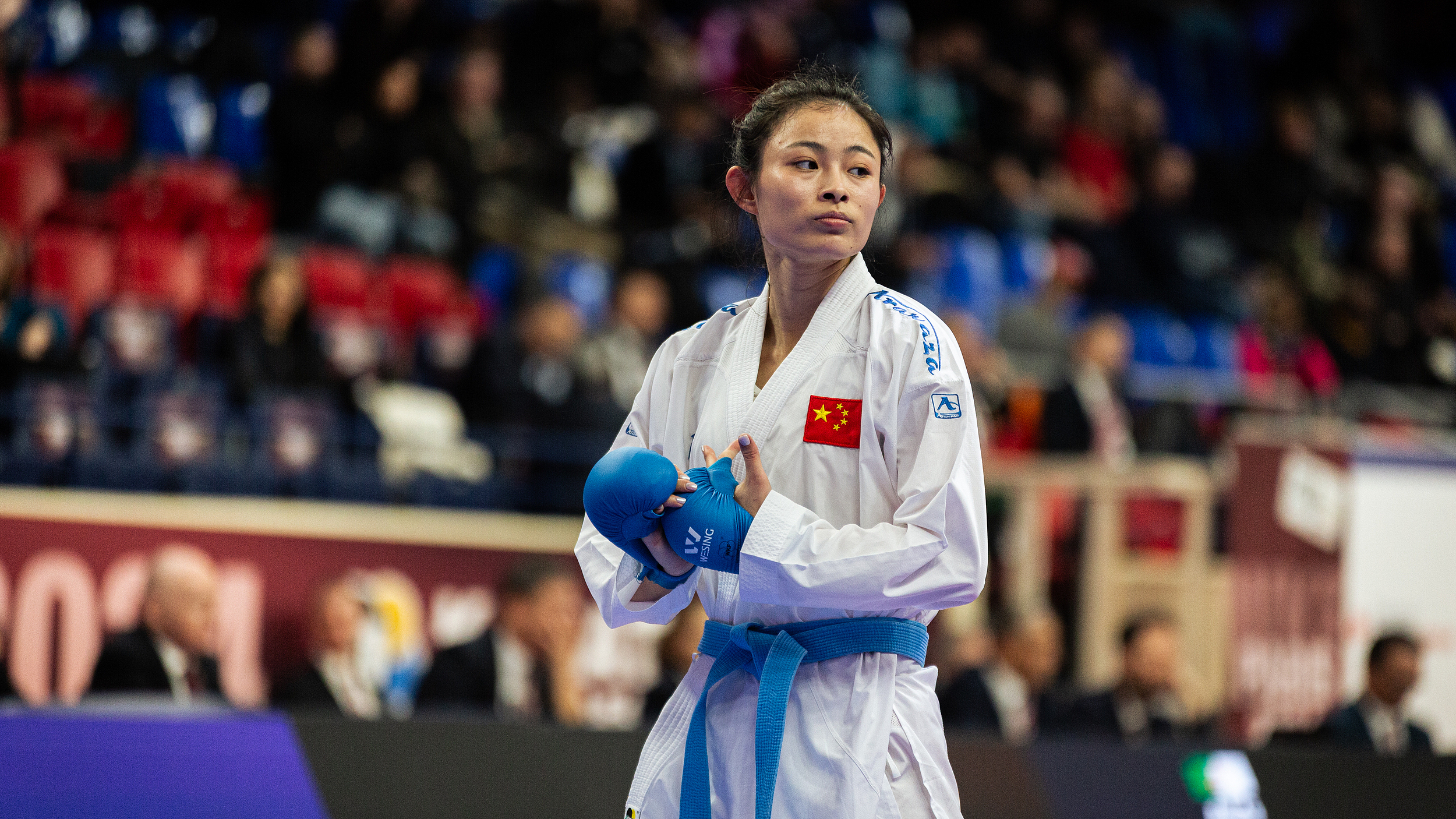 龚莉夺得成都世运会空手道女子组手61公斤级冠军