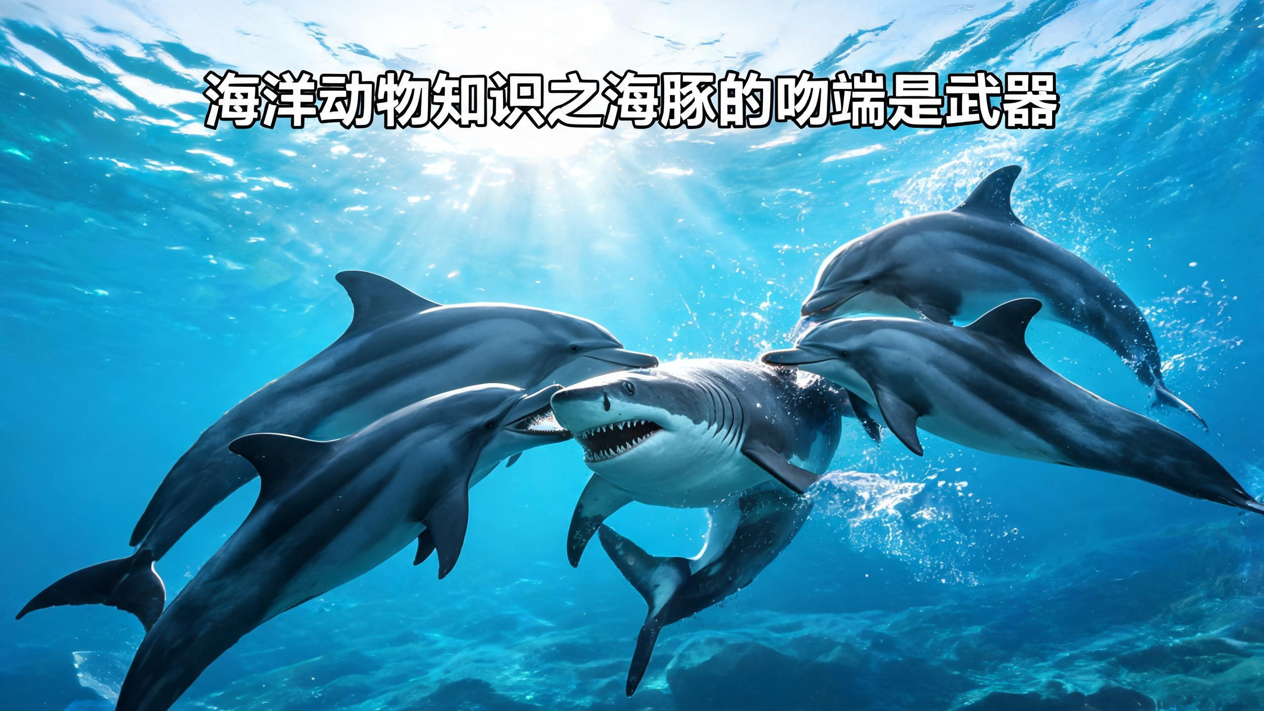 海洋动物知识之海豚的吻端是武器 海洋动物知识之海豚的吻端是武器