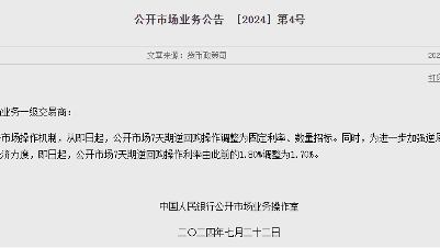 重磅!央行“降息”,港股三大指数集体高开 重磅!央行“降息”,港股三大指数集体高开