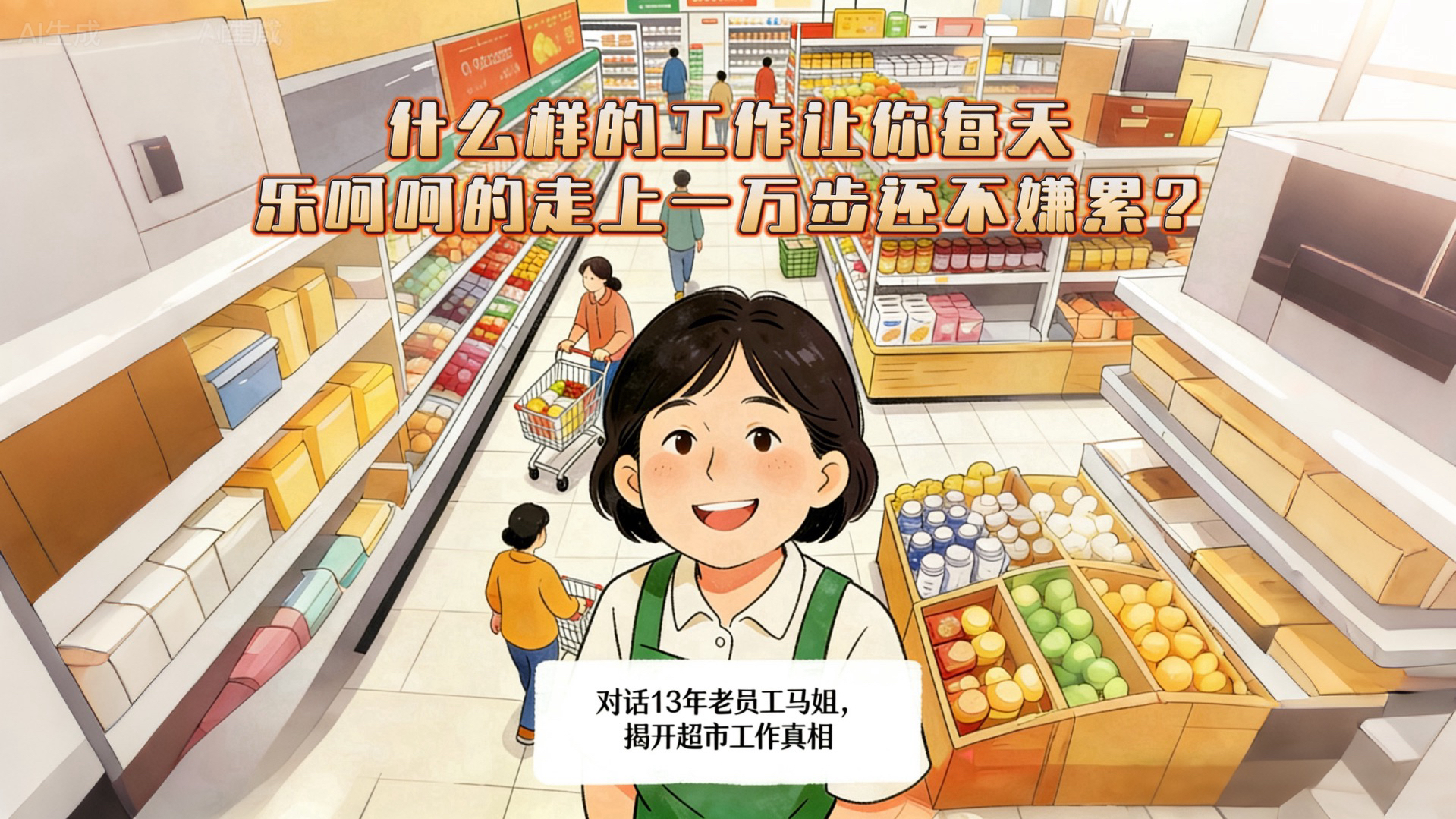 什么样的工作让你每天乐呵呵的走上一万步还不嫌累？