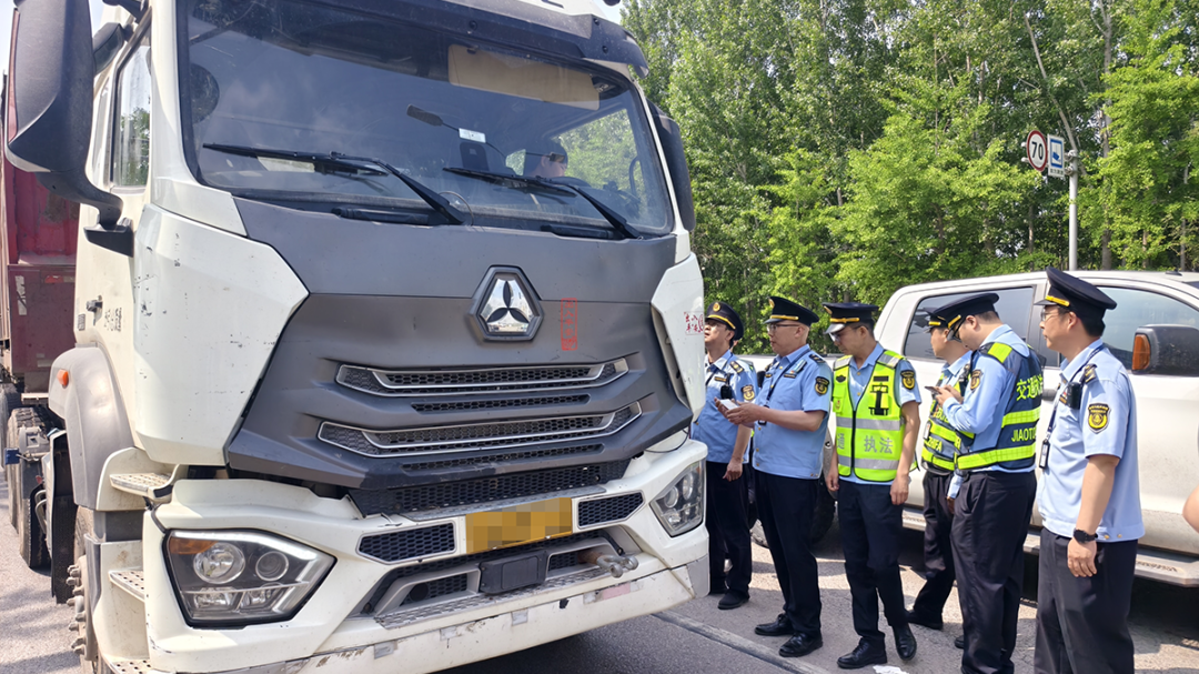 京冀联合执法，严厉打击跨区域货车违法行为