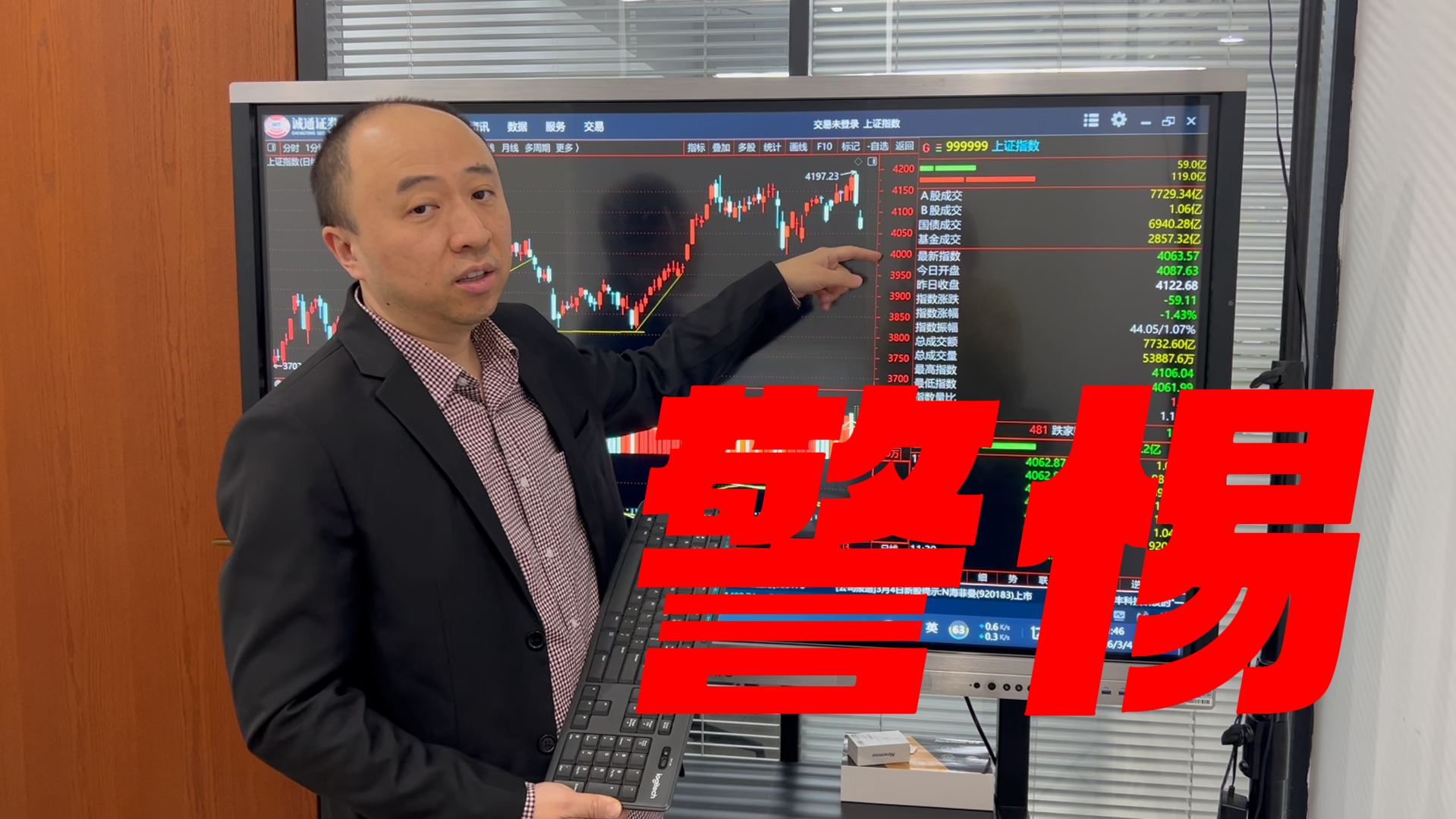 宋振宇:警惕小双头 关注3900点支撑 宋振宇:警惕小双头 关注3900点支撑